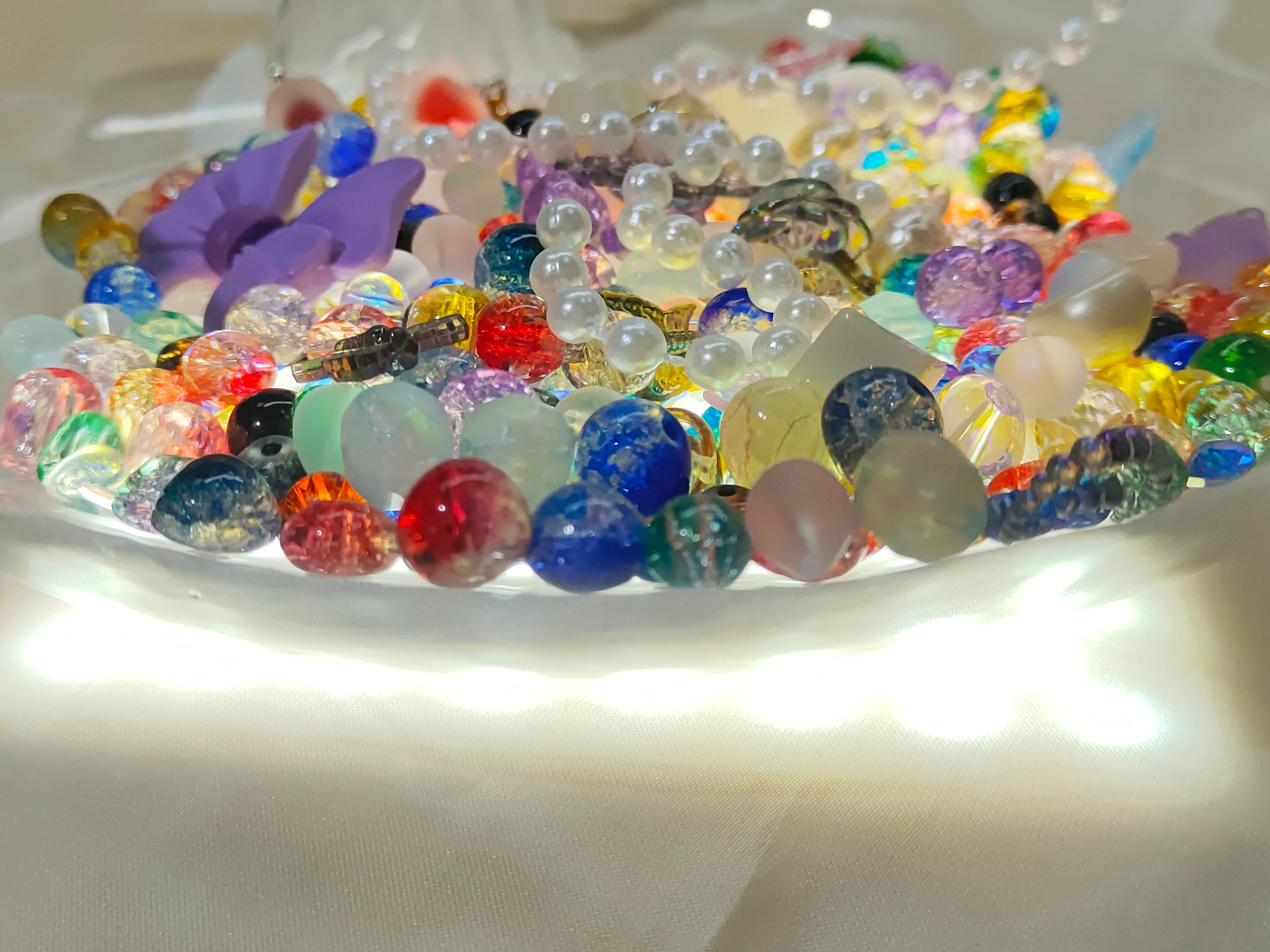 DIY Glass Beads Lucky Bags - Open in Live